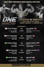 Watch ONE FC 2 Battle of Heroes Undercard M4ufreemovies