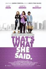 Watch That's What She Said M4ufreemovies