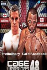 Watch Cage Warriors 48 Preliminary Card Facebook M4ufreemovies
