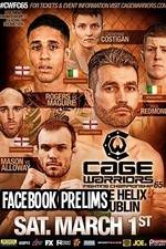 Watch Cage Warriors 65 Facebook prelims M4ufreemovies