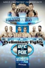 Watch UFC On Fox Henderson vs Diaz Preliminary Fights M4ufreemovies