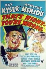Watch That's Right - You're Wrong M4ufreemovies