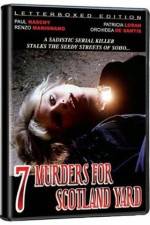 Watch Seven Murders for Scotland Yard M4ufreemovies