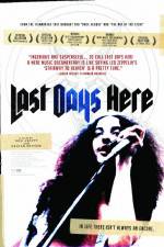 Watch Last Days Here M4ufreemovies